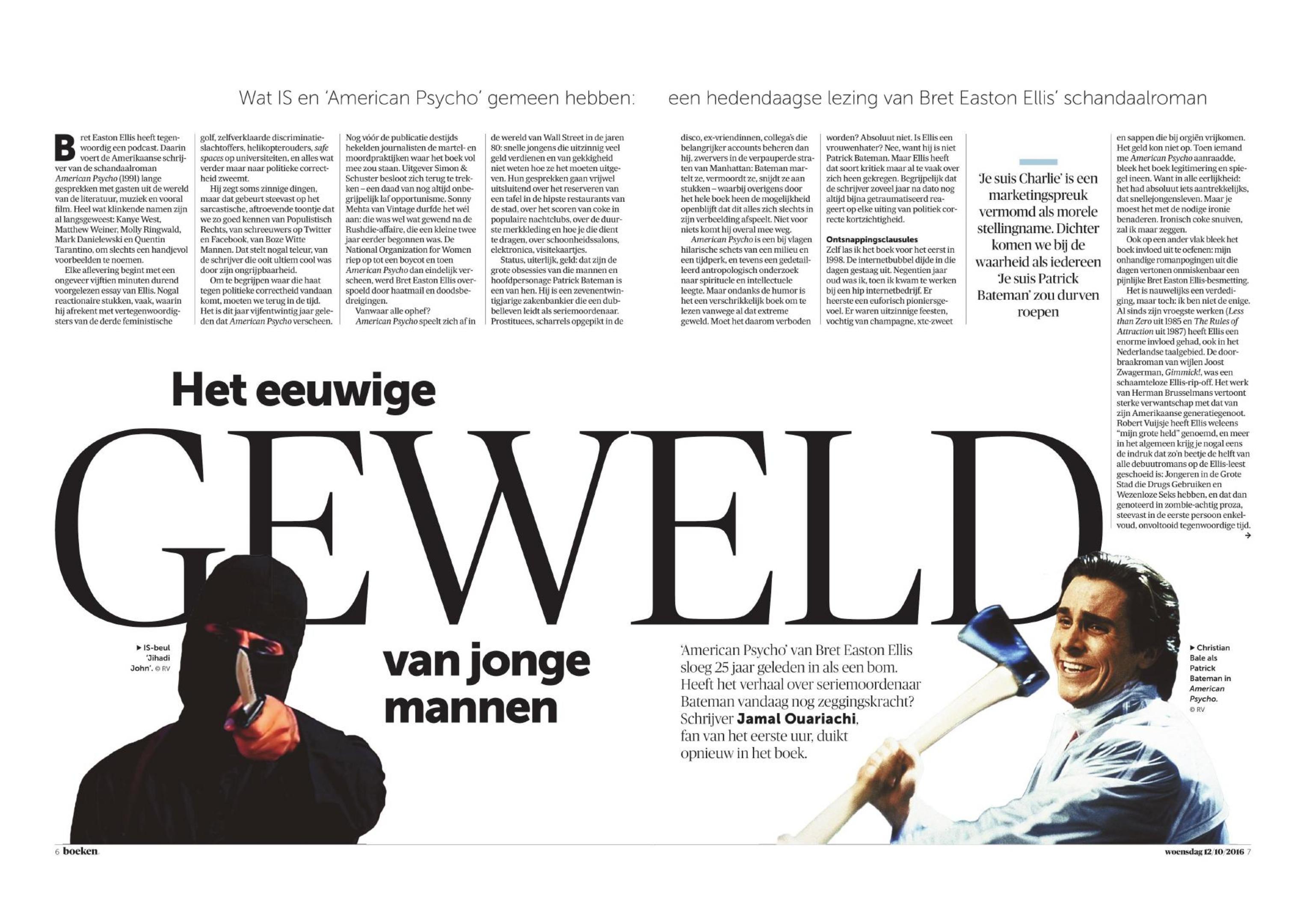 20161012 DM over American Psycho-I